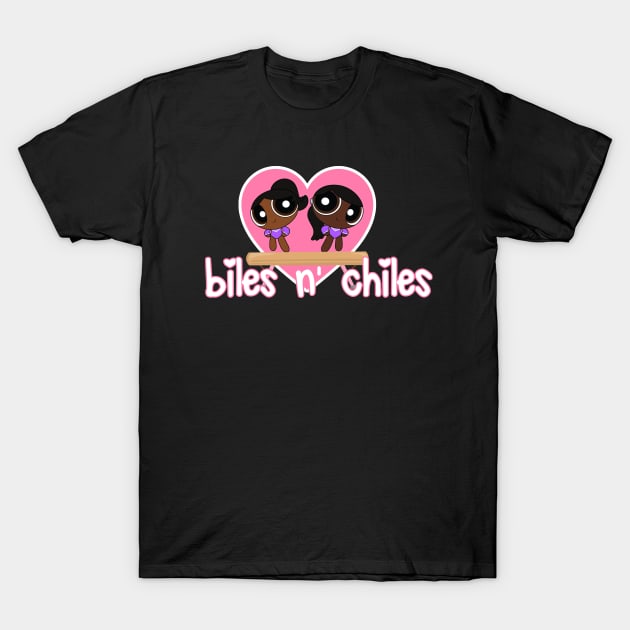 BILES N' CHILES T-Shirt by jordynslefteyebrow